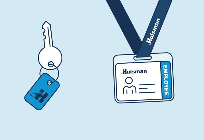 The first working day at the office